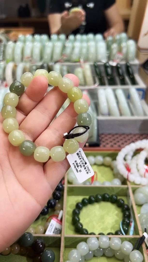 未镶嵌手串和田玉q****z疆南多宝手串卡11*12