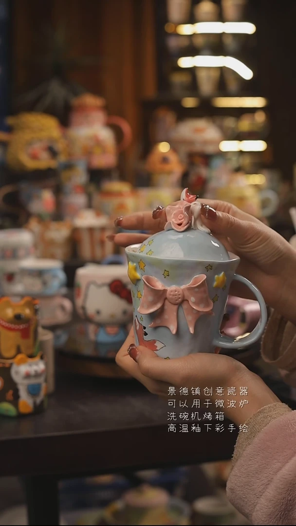 景德镇釉下彩绘设计师款式陶瓷