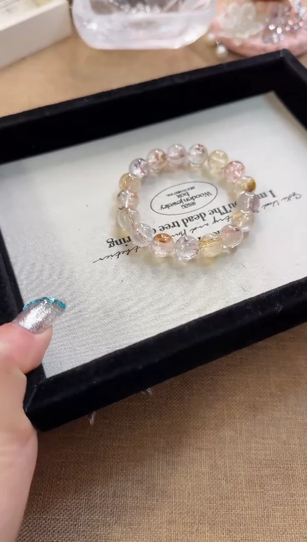 【闪购商品】水晶手串未镶嵌胶花MG0804