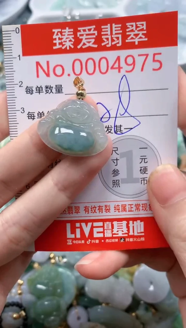 翡翠未镶嵌吊坠(不含链)4975