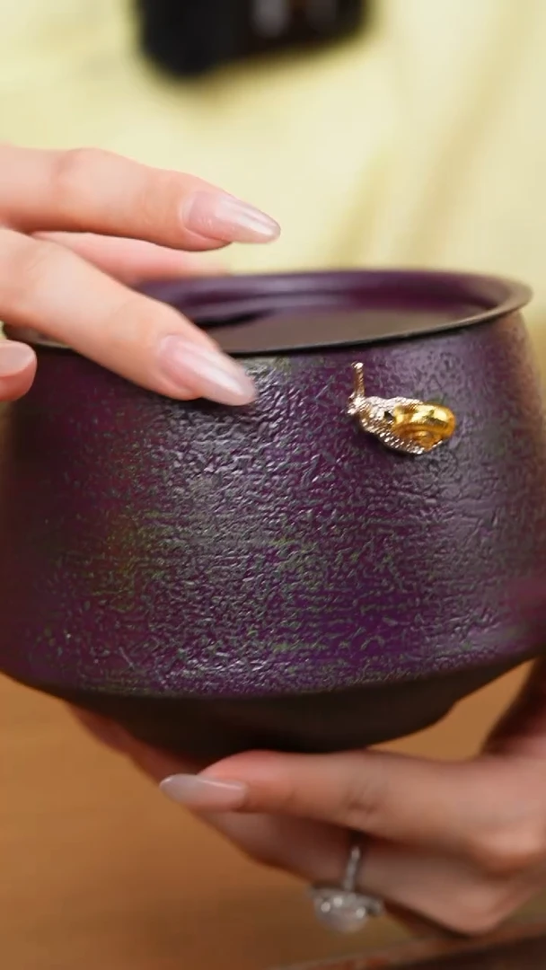 XK/漆器壶承/青山紫金