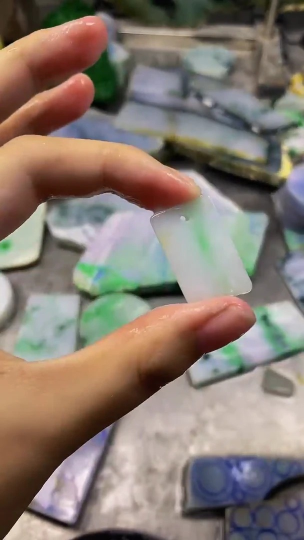 未镶嵌挂件翡翠天然缅甸翡翠A货575
