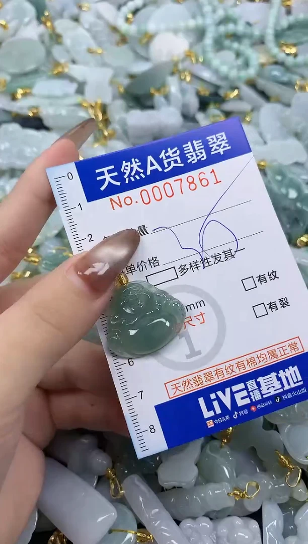 翡翠未镶嵌颈饰天然A货翡翠