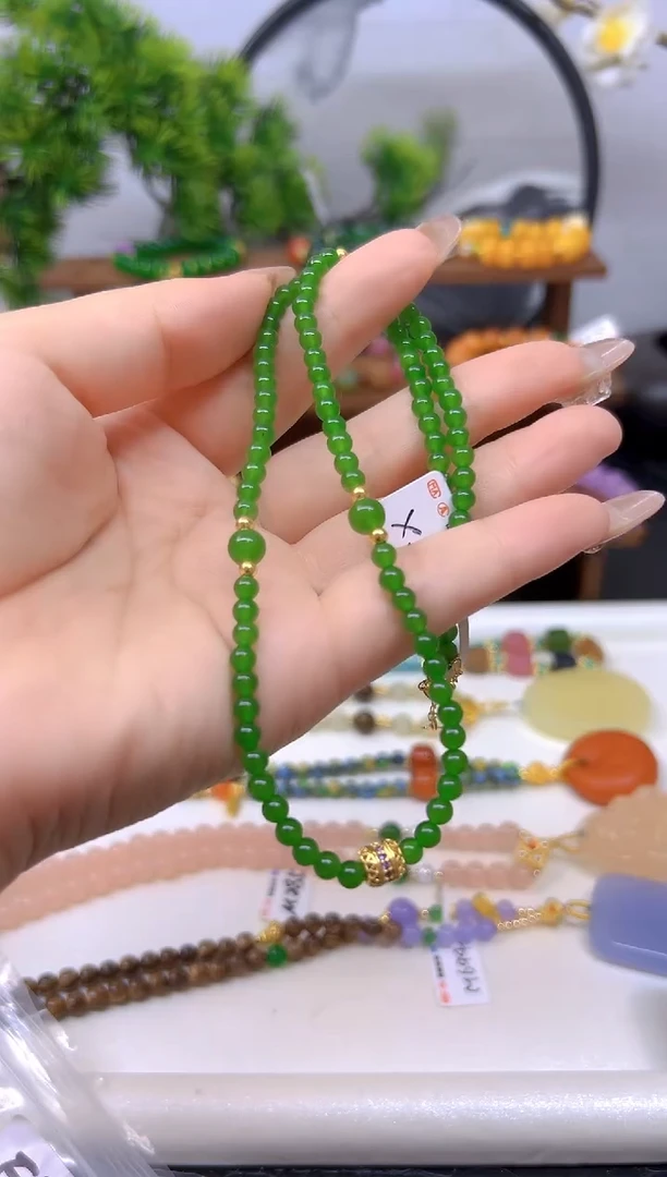 和田玉未镶嵌颈饰X356