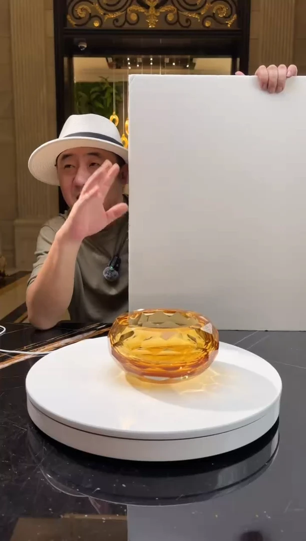 【闪购商品】摆件AJ06696琥珀金坚果碗