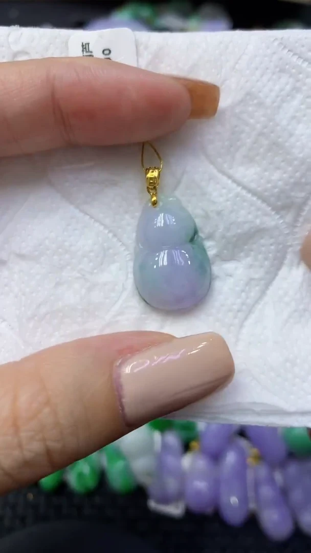 颈饰未镶嵌翡翠天然缅甸翡翠A货