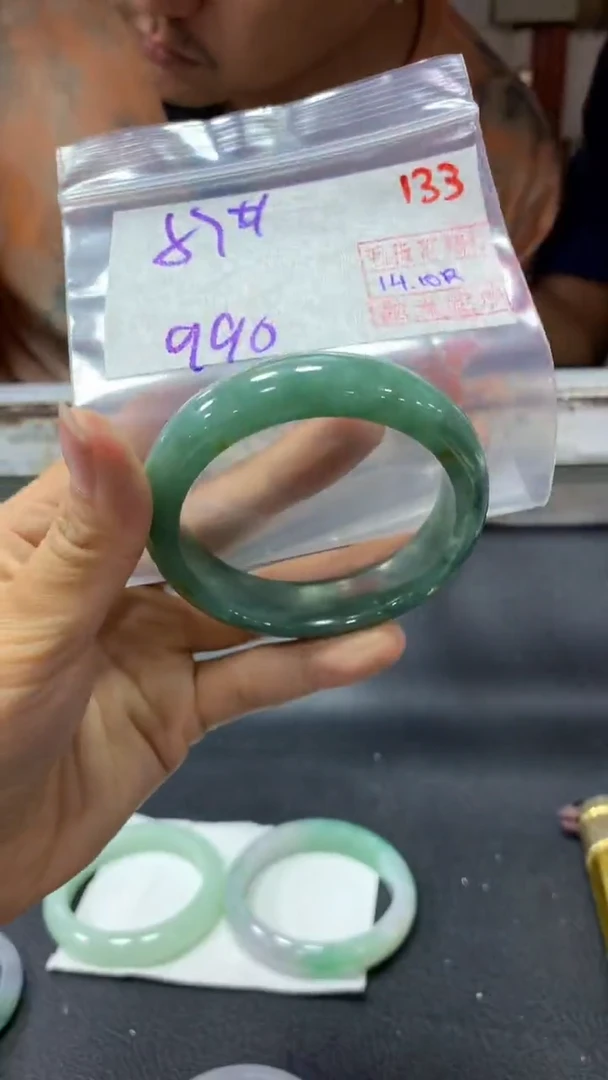 未镶嵌定制翡翠133毛货需精细抛光定制+多样性发1+990