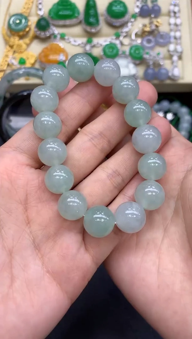 未镶嵌手串翡翠293-中国好珍宝