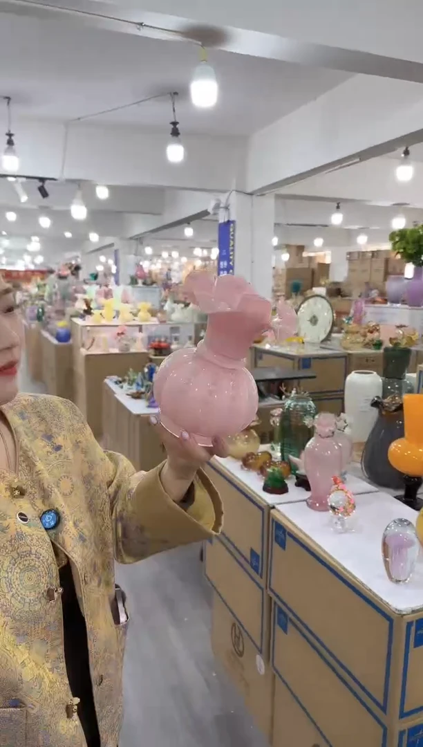 【闪购商品】无铅玻璃静姐花器S-品1