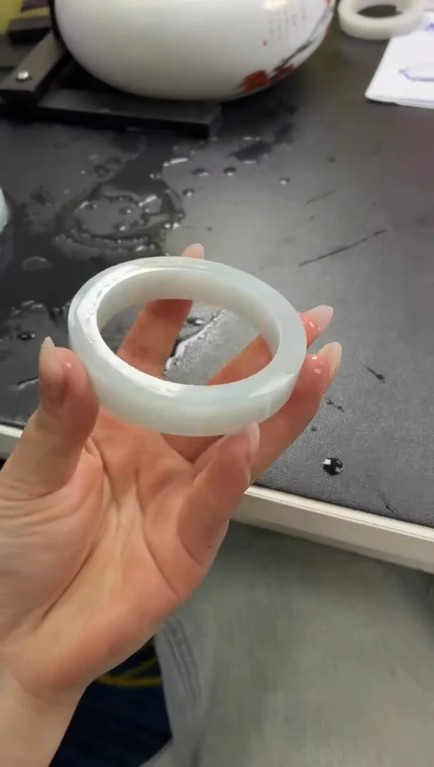 未镶嵌手镯定制翡翠小*DDJ40532