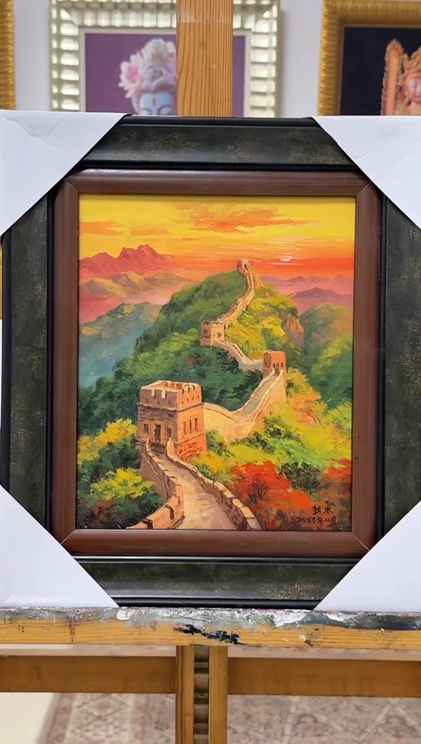 油画炳山艺术--梁朝水老师作品