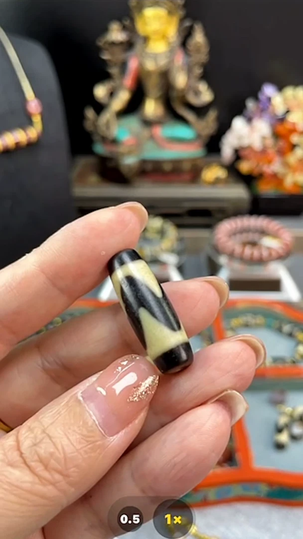 玛瑙/玉髓（覆膜）裸珠虎牙单珠