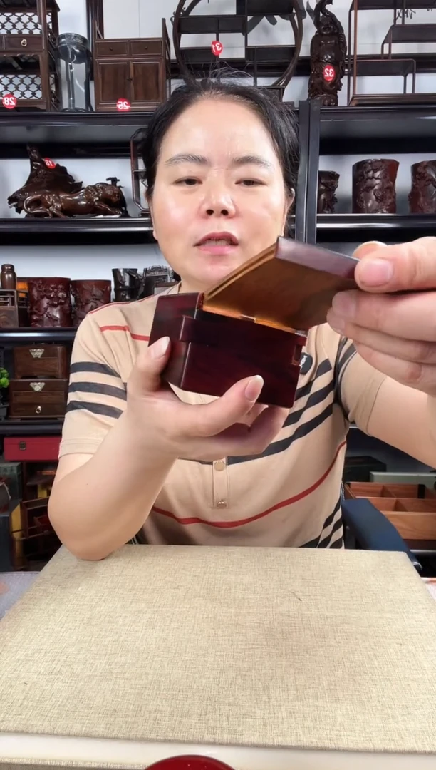 木小机关盒老李红木工艺品