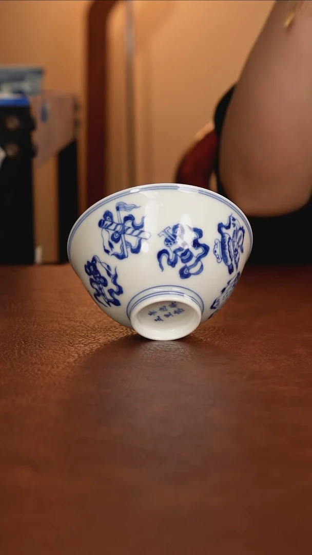 景德镇瓷器，青花瓷手绘茶具~