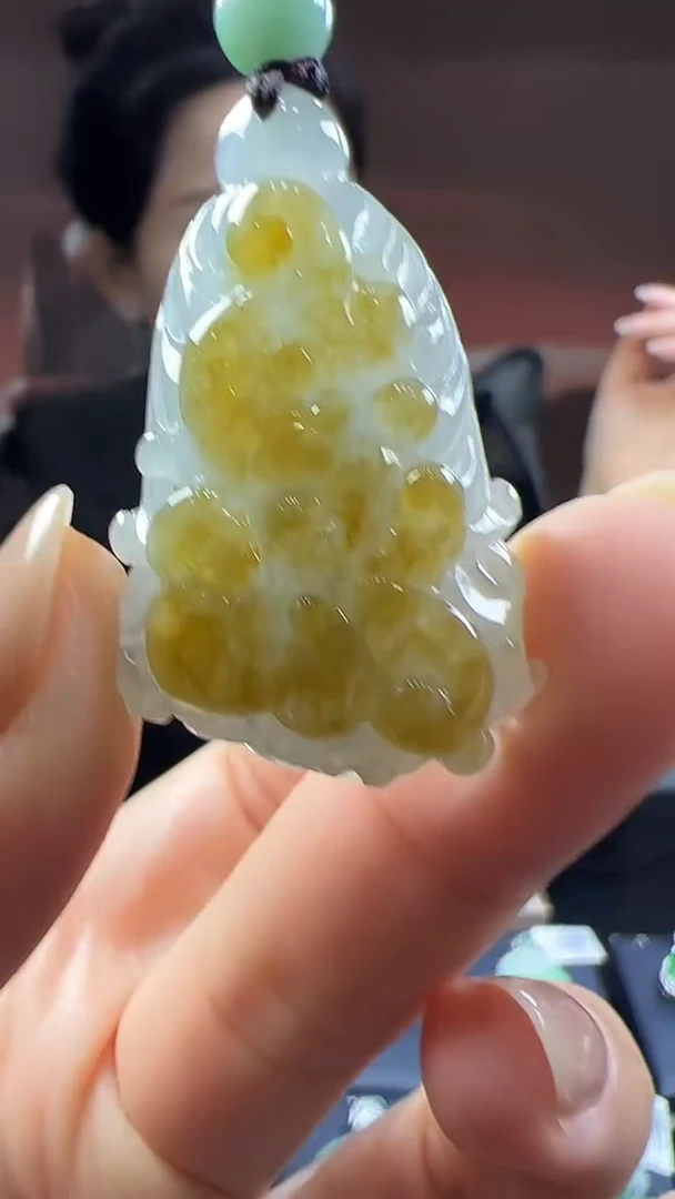 未镶嵌挂件翡翠白菜