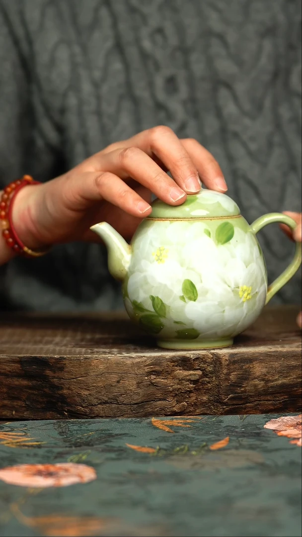 【闪购商品】杯杯釉下彩手工手绘同款陶器