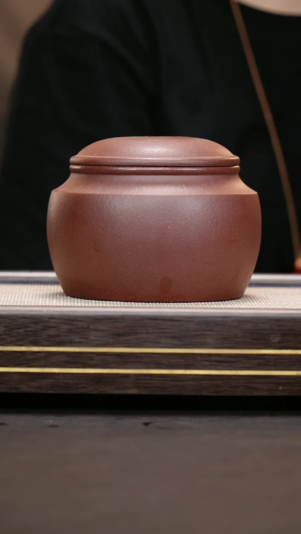 茶壶紫砂紫泥 茶叶罐