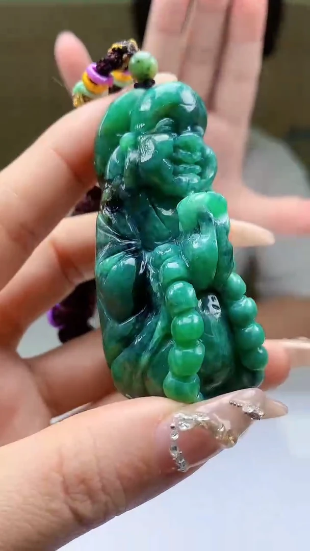 【闪购商品】定制翡翠未镶嵌4688ty-毛货挂件20