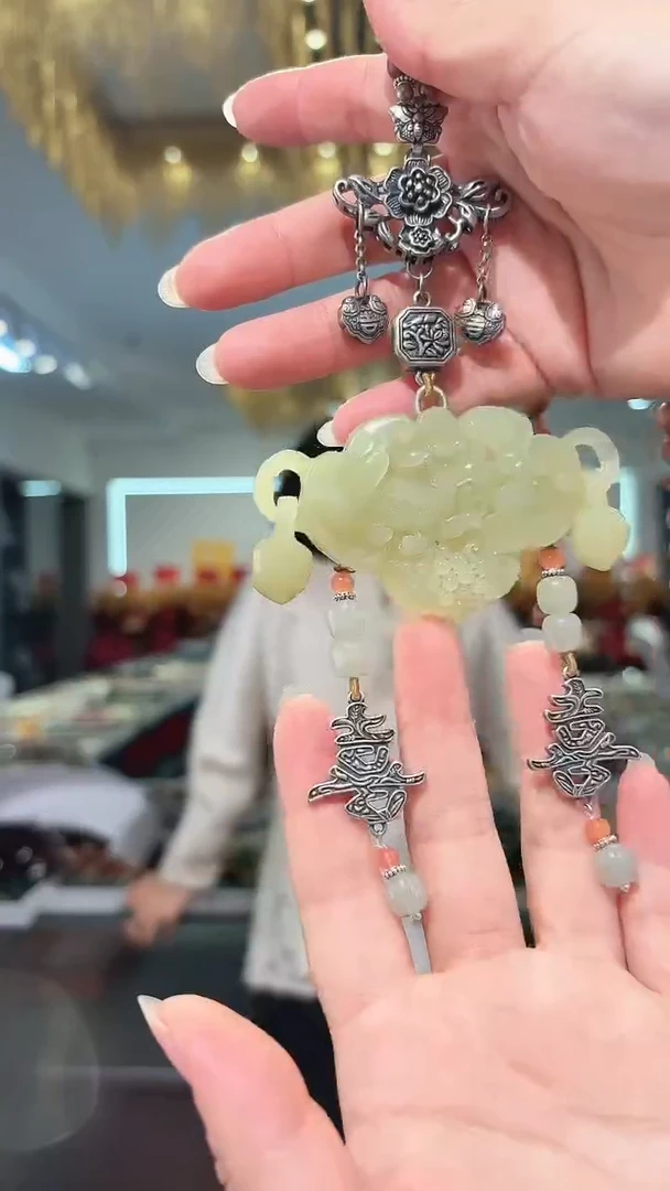 和田玉未镶嵌颈饰和田玉精品吊坠项链