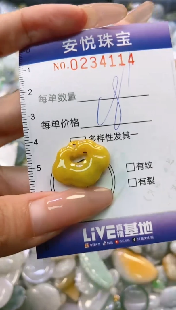 翡翠未镶嵌颈饰闪购0234114