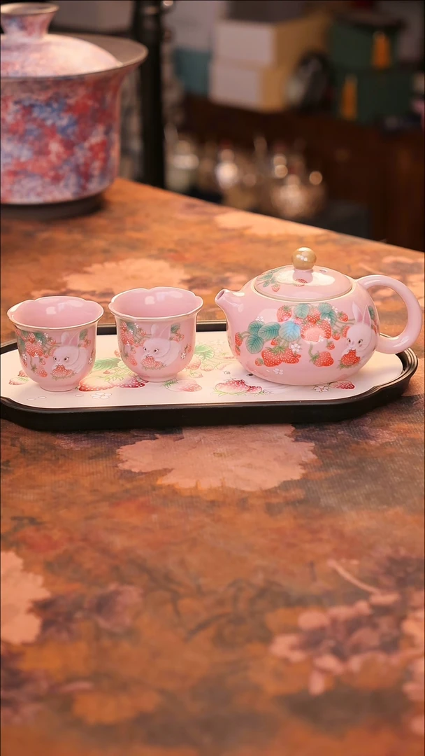 【闪购商品】陶瓷茶具（无礼盒无茶盘）@@A9176