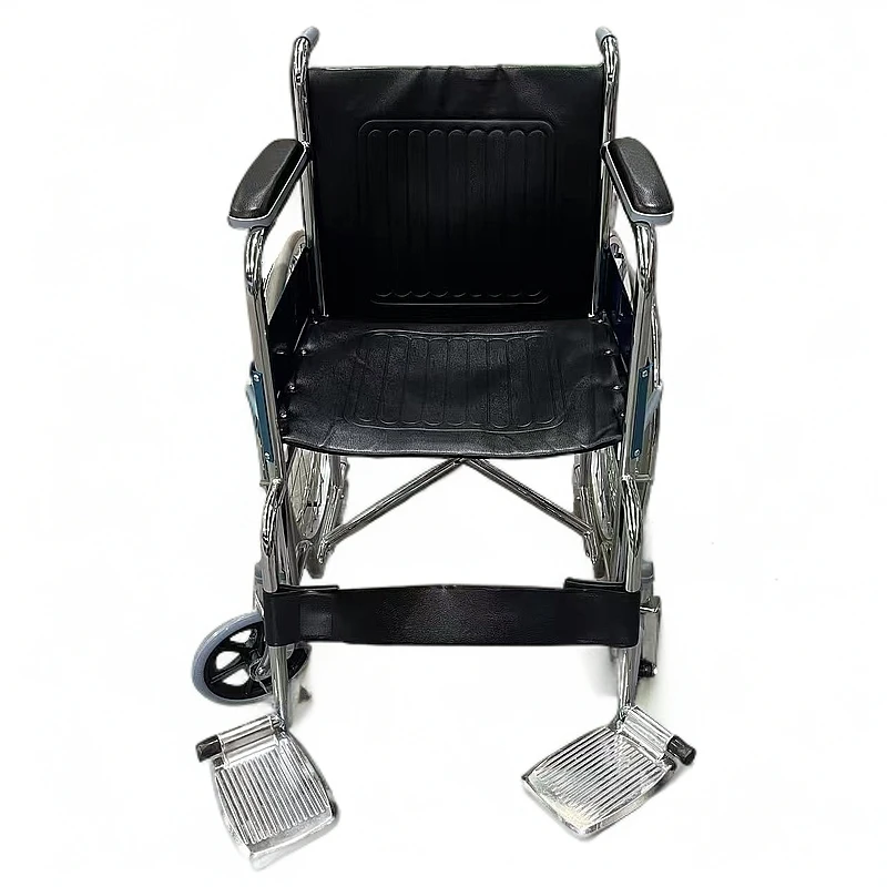 强载重免安装轮椅可折叠轻便老年人残疾人免充气手动轮椅代步车