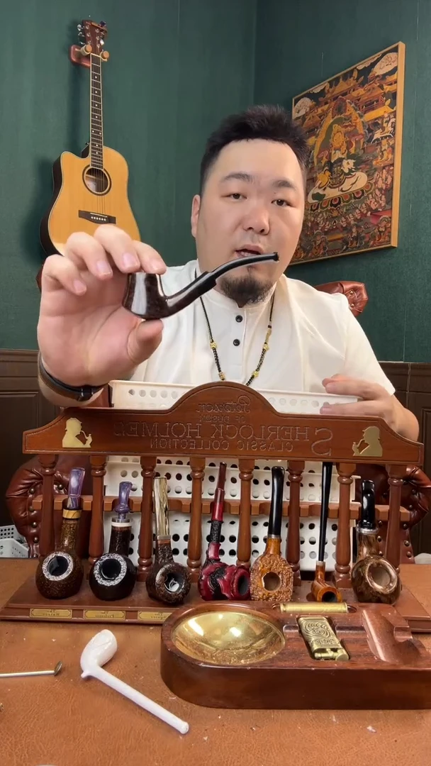 石楠木木雕款意大利进口石楠木烟斗