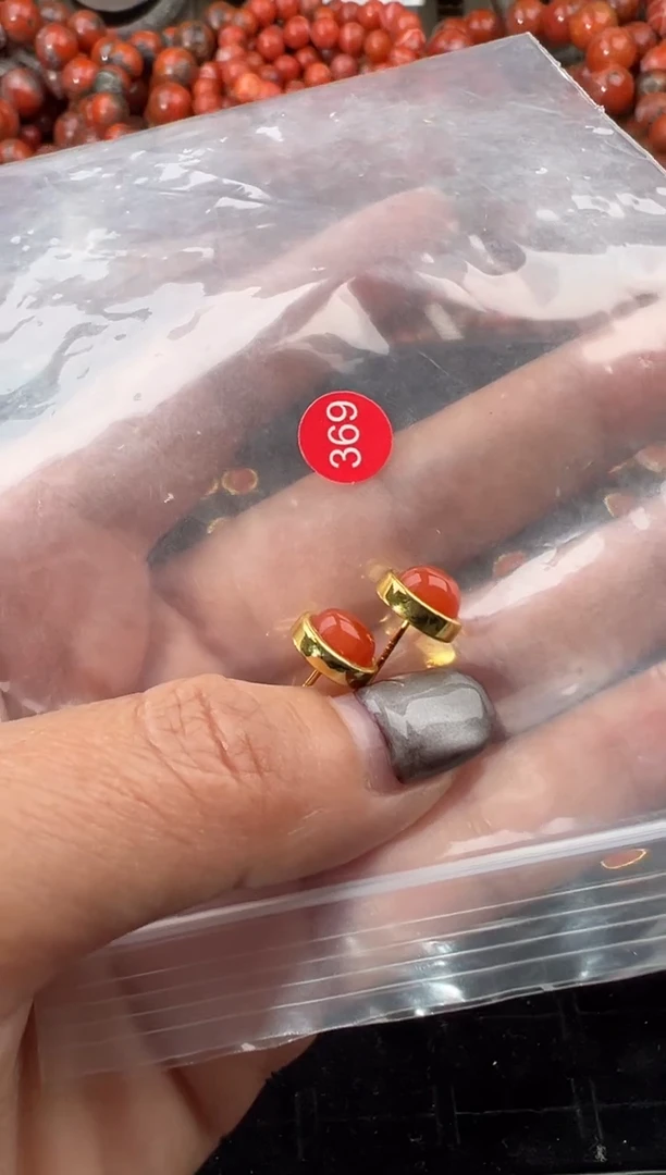 未镶嵌戒指南红玛瑙10