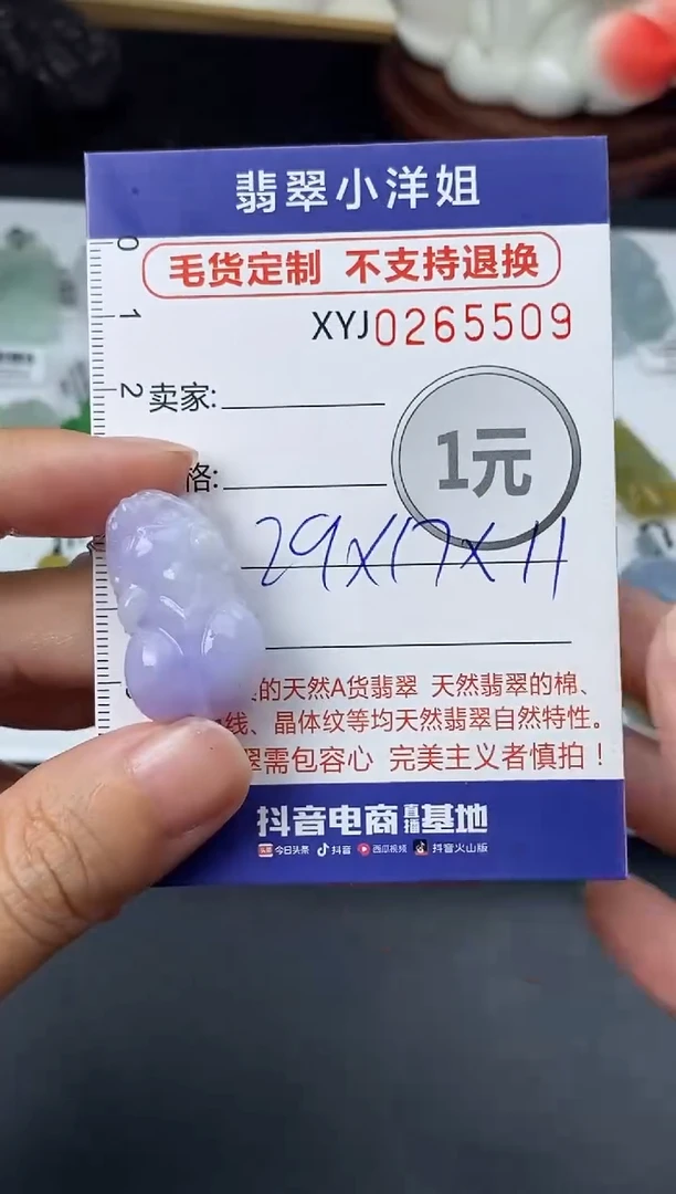 未镶嵌定制翡翠诺*毛货商品 不退换/ 5509