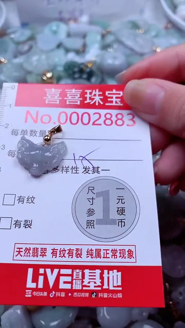 吊坠(不含链)未镶嵌翡翠2883