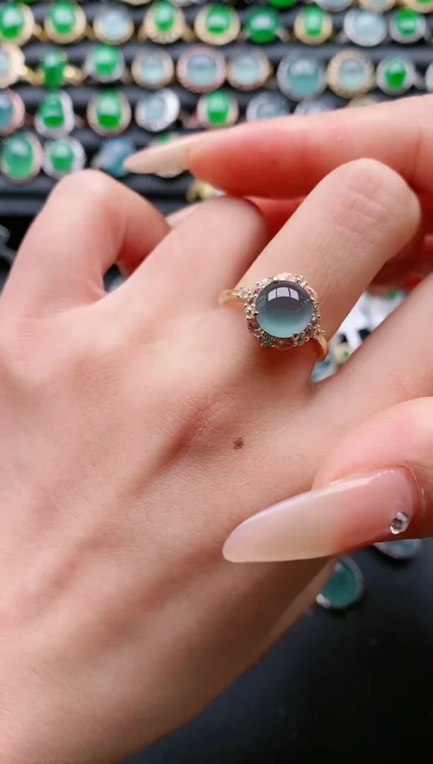 【闪购商品】翡翠戒指银S925镶嵌11111111