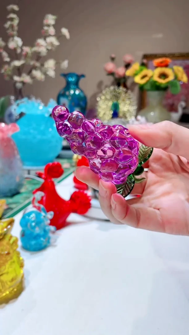 【闪购商品】琉璃手工艺品小葡萄串
