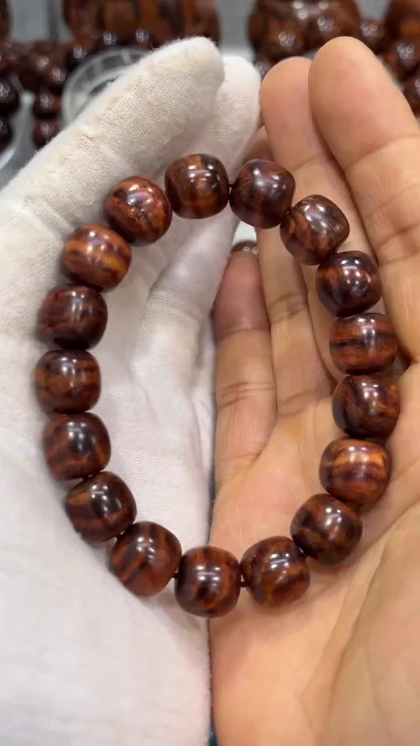 黄花梨/降香黄檀手串/手链12/13海南黄花梨油梨手串