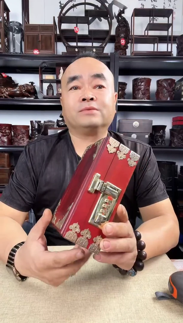 木长方盒老李红木工艺品