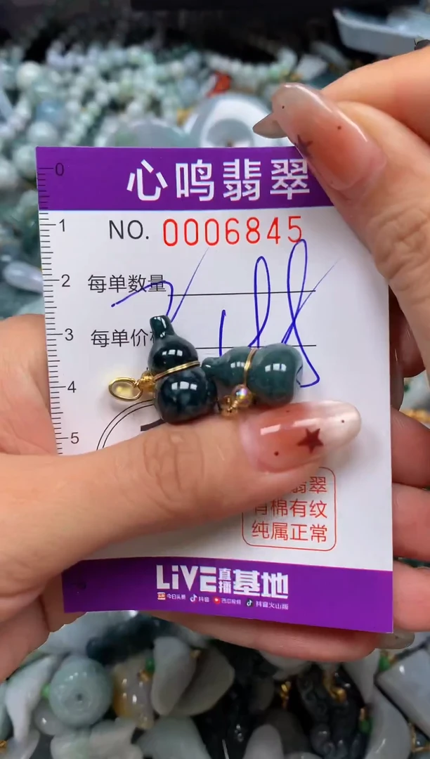 翡翠未镶嵌颈饰闪购006845