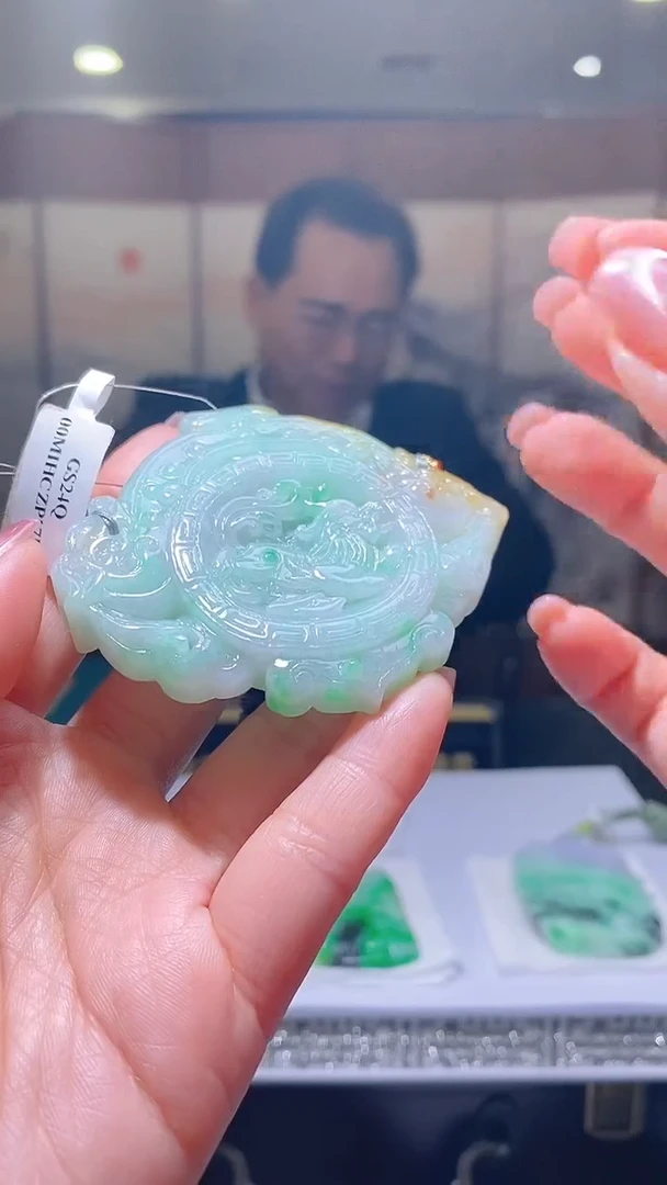【闪购商品】定制翡翠未镶嵌38/0209/W/仿古