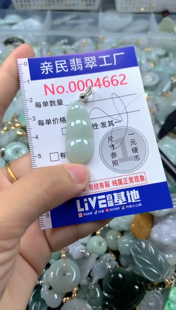吊坠(不含链)未镶嵌翡翠4662