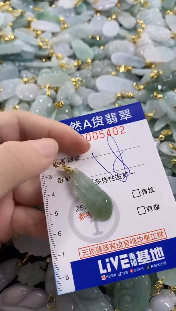 颈饰未镶嵌翡翠天然A货翡翠