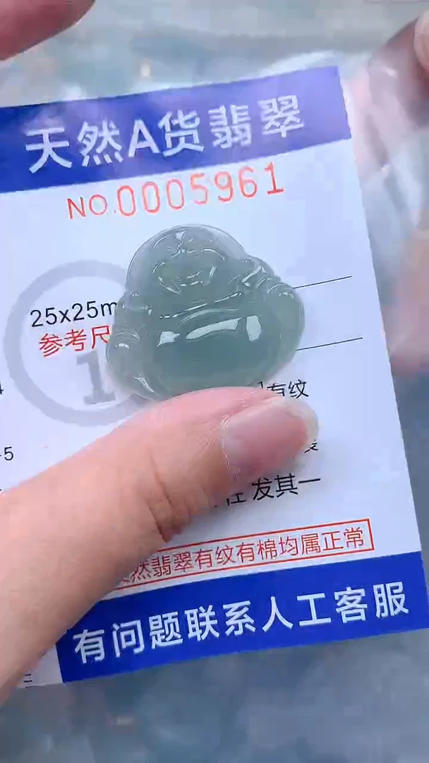 翡翠未镶嵌吊坠(不含链)1