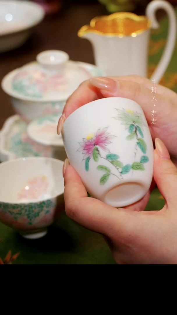 茶杯紫砂【宜景窑珍珠白系列】杯子