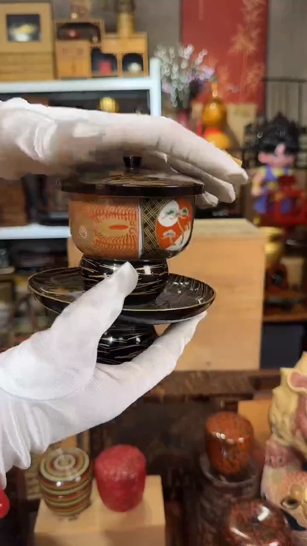 石*人一对大漆大漆大漆