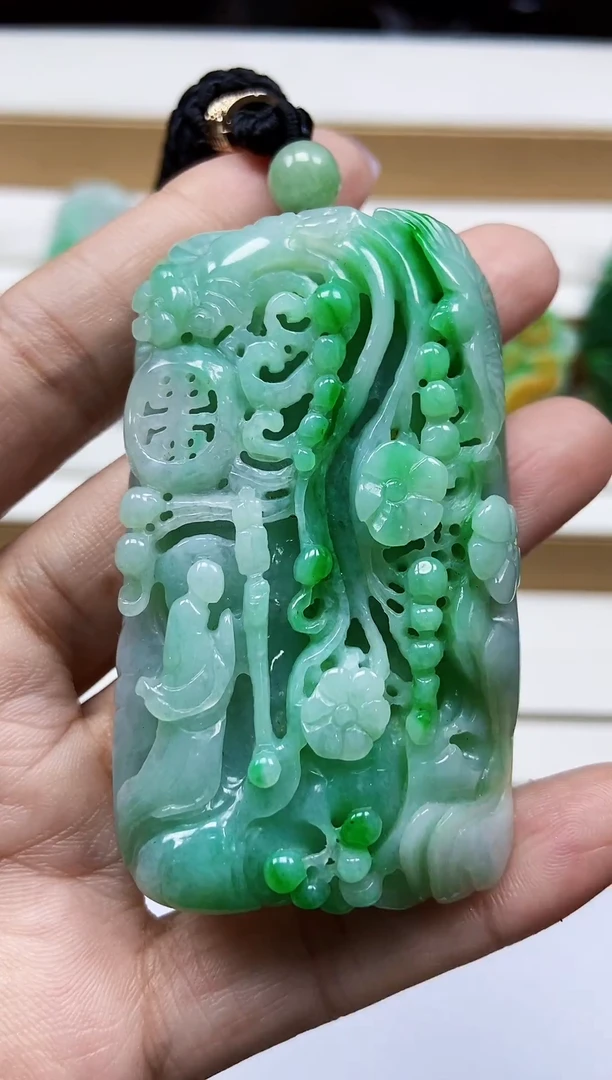 未镶嵌挂件翡翠翡翠A货