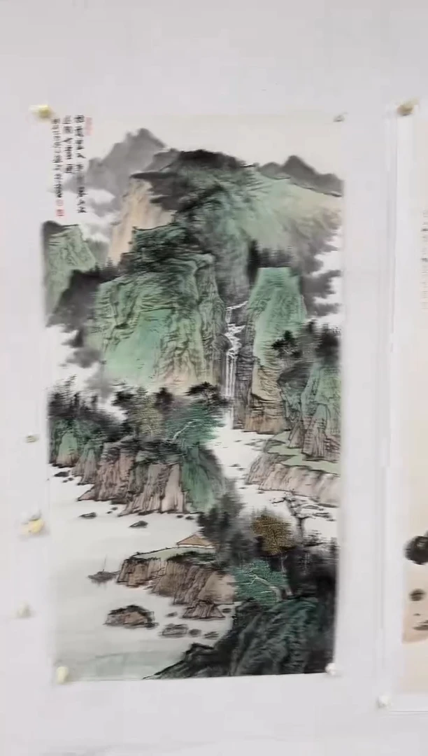 国画Z天津人美---赵永夫老师--8平尺国画作品