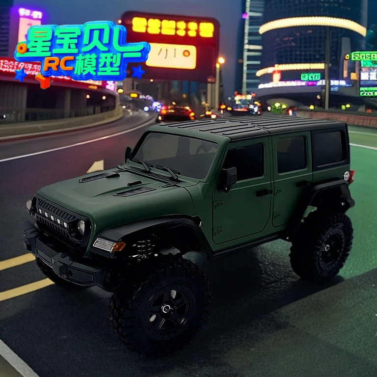 1/18专业攀爬越野车RC遥控车四驱大脚越野车牧马人车模型男孩玩具