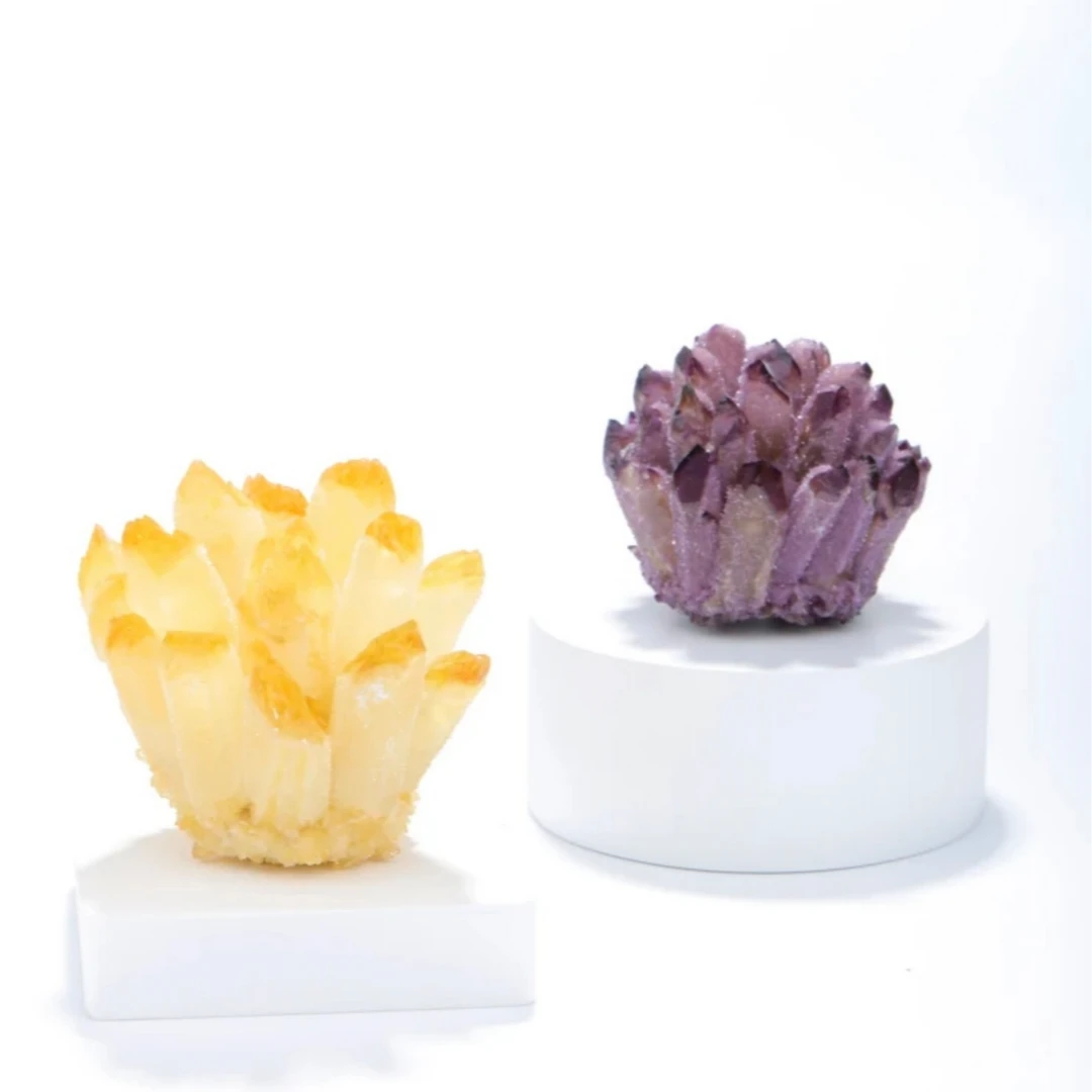 莲花摆件天然家居摆件办公卧室茶台中式唯美立体