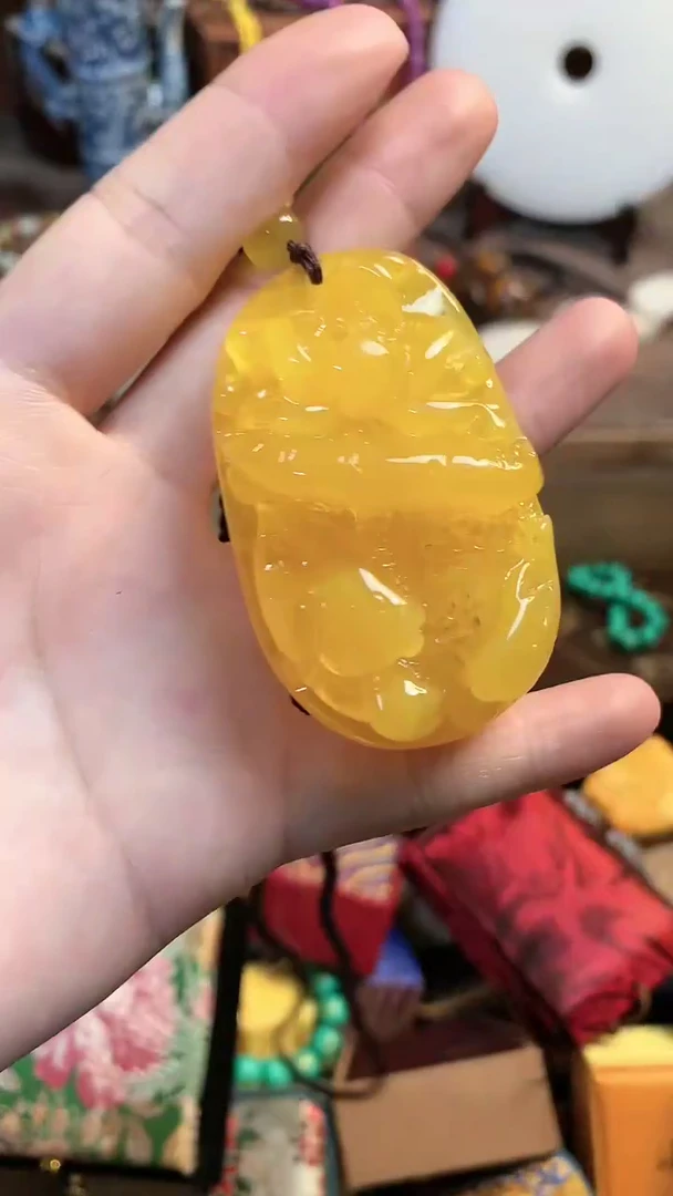 【闪购商品】蜜蜡颈饰未镶嵌玉瑞专属精选摆件