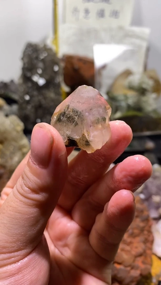 水晶珠宝半成品未镶嵌114号超七花园