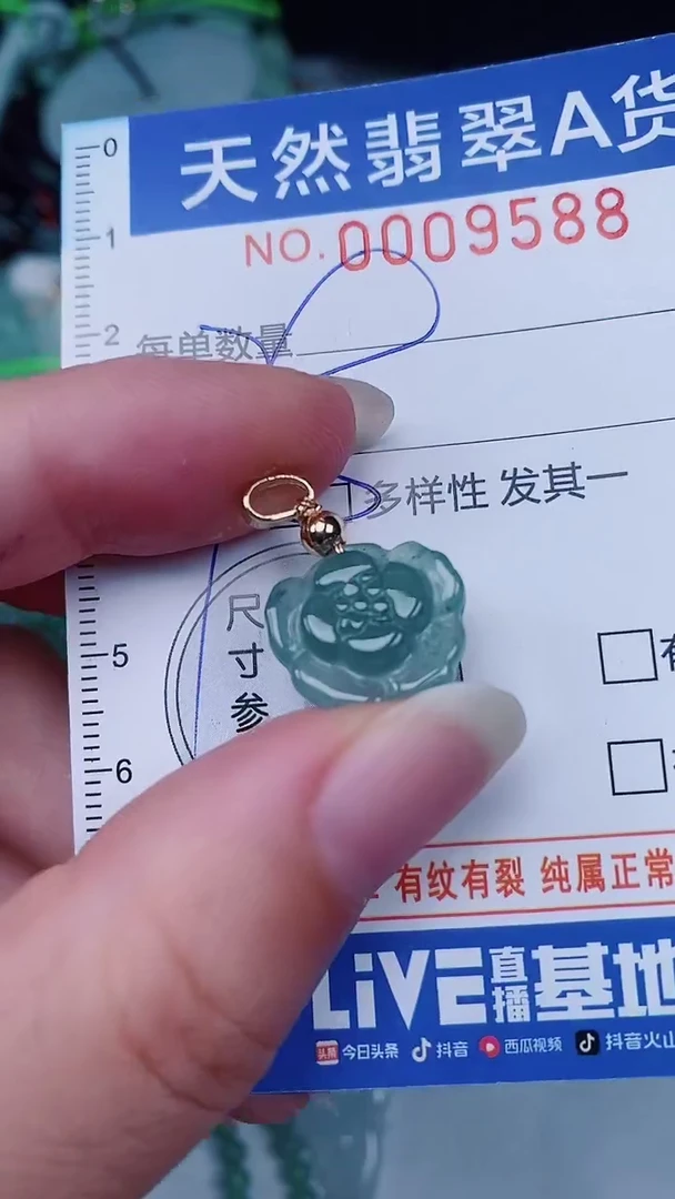 翡翠未镶嵌颈饰00009588