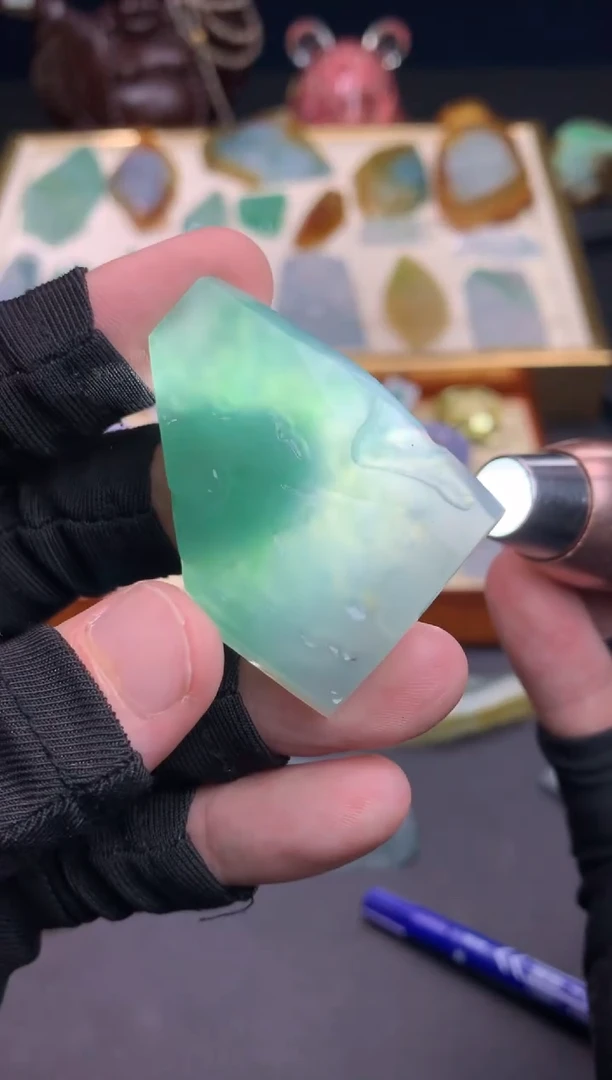 未镶嵌定制翡翠天然翡翠裸石（包工）