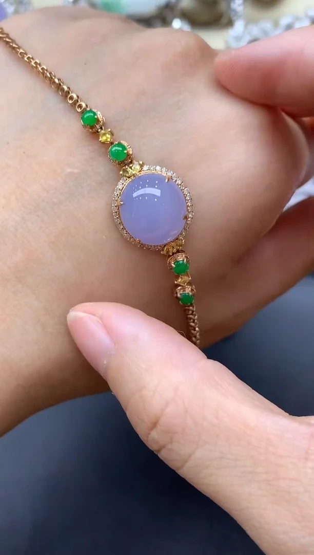 未镶嵌手链翡翠608-中国好珍宝